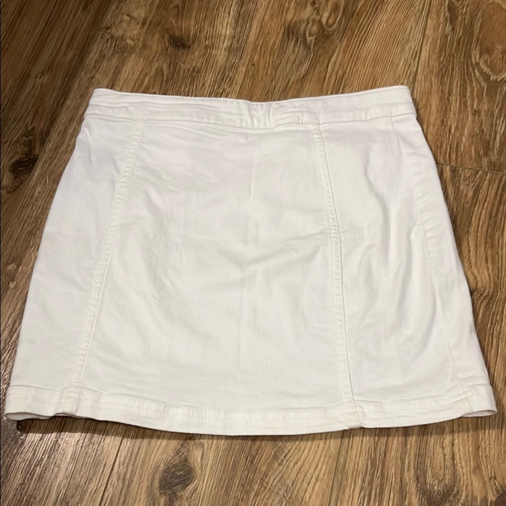 Free People Button Up Mini Skirt - Picture 4 of 4
